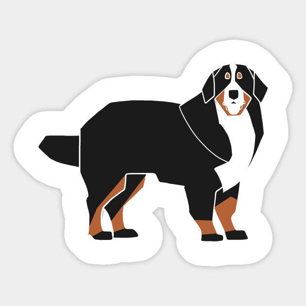 Bernese Mountain Sticker by TomiAx